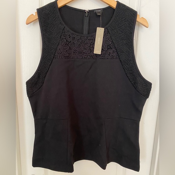 J CREW new with tags, black XL women’s top - Picture 8 of 8
